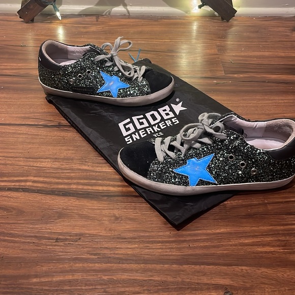 Golden Goose Glitter Green size 37 - Picture 4 of 6